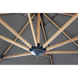 cosma ombrellone mendel effetto legno taupe 3x3 ean 8057635313700