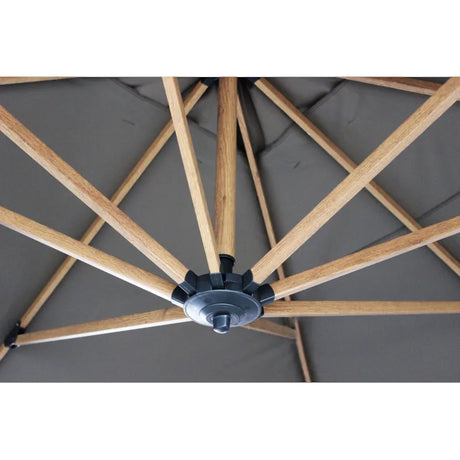 cosma ombrellone mendel effetto legno taupe 3x3 ean 8057635313700