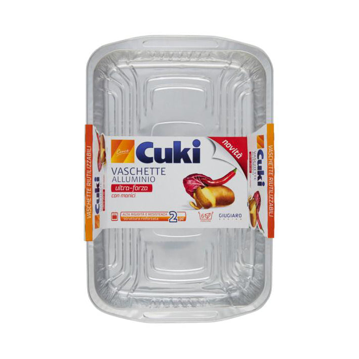 cuki vaschette alluminio 2 pz 227x178x44 cuki ean 8003980094412