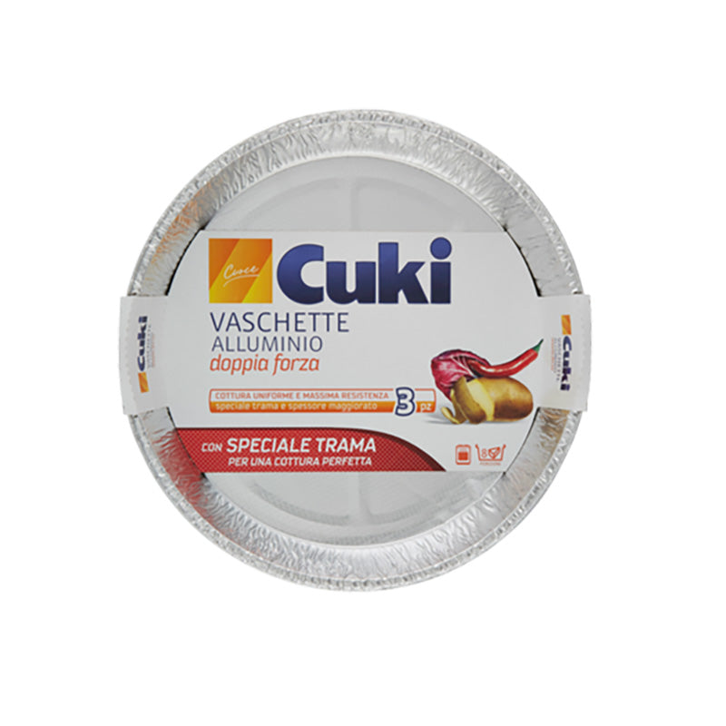 cuki vaschette alluminio 3 pz torta tonda cuki ean 8003980901062