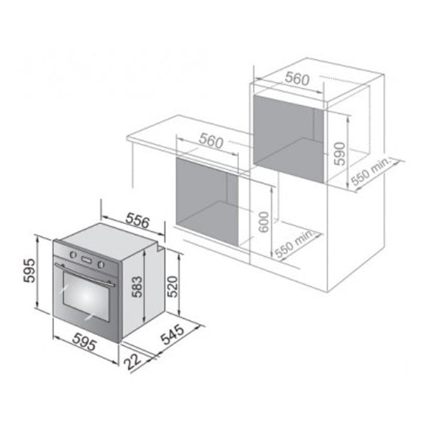 immagine-2-de-longhi-forno-elettrico-de-longhi-antracite-75lt-cm9lanppp-ean-8024651212058