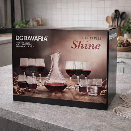 dgbavaria set shine in vetro 13 pz ean 8056211209383