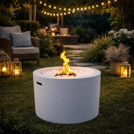 divina fire braciere bioetanolo da terra rodi d475 bianco ean 8056157805120