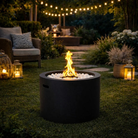 divina fire braciere bioetanolo da terra rodi d475 nero ean 8056157805137