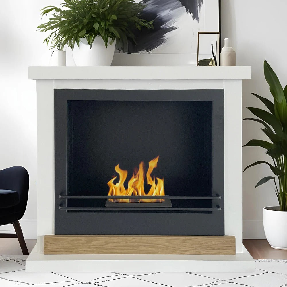 divina fire camino bioetanolo da terra stoccolma legno bianco ean 8056157807650