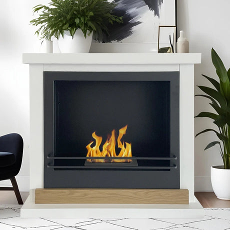 divina fire camino bioetanolo da terra stoccolma legno bianco ean 8056157807650