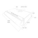 elica cappa estraibile elica cm 60 ean 8020283047631