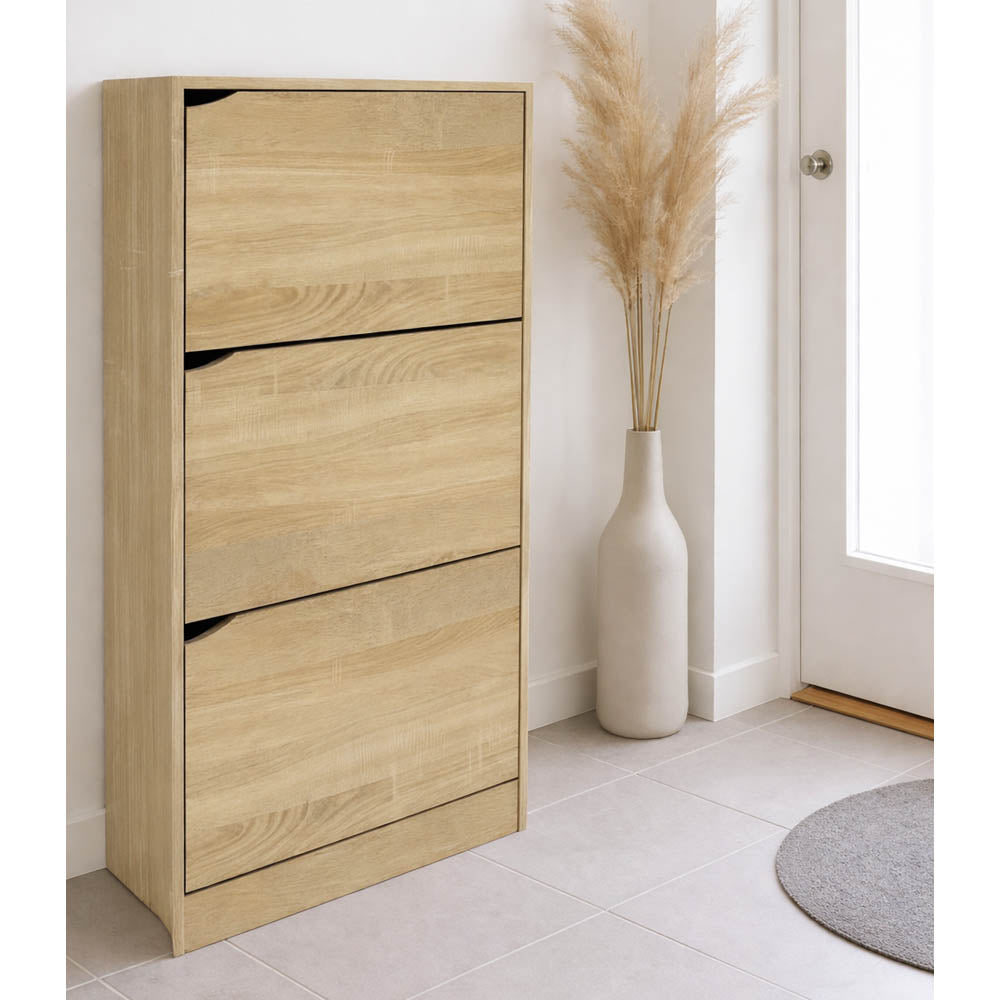 ellesse scarpiera plam 3 ante rovere 63x24x115cm ean 8059006542306