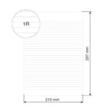 favini fogli protocollo rigatura 1r confezione 30 pz a4 ean 8007057223705