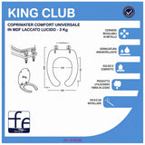 feridras copriwater king club universale comfort in mdf ean 8033237845559
