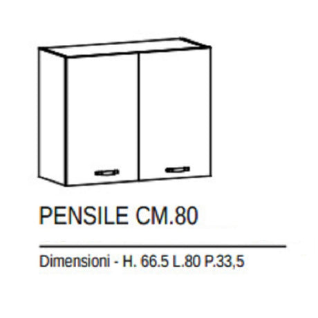 formula 1 pensile cucina federica 80 cm olmo ean 9972015080784