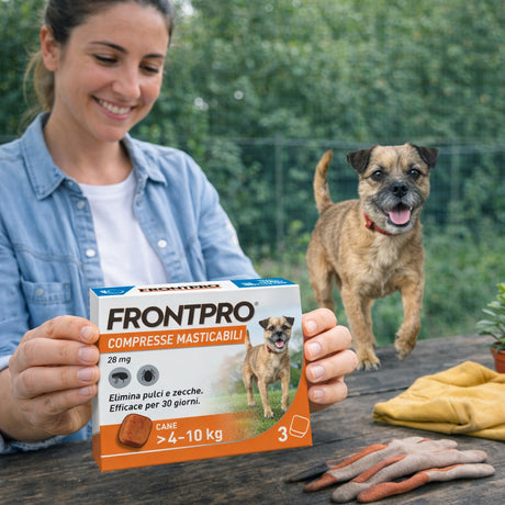 frontline antiparassitario frontline frontpro cani 4 10 kg 3 compresse ean 4064951003745