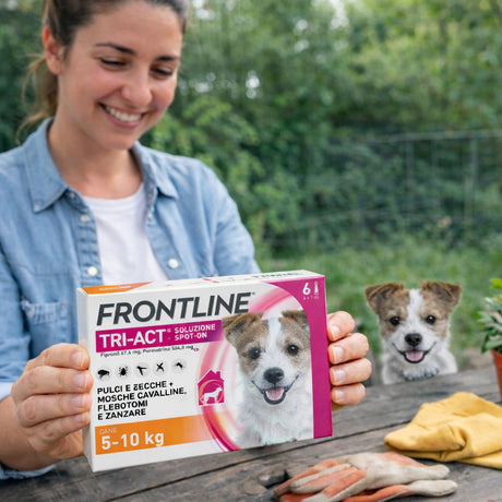 frontline antiparassitario frontline tri act spot on cani 5 10 kg 3 pipette ean 3661103046028