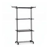 general trade stendibiancheria a torre alpina 3 ripiani pieghevoli con ruote ean 8015361563417