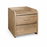 gicos comodino in legno rovere sen 2 cassetti 40x40x40cm ean 8025569853302