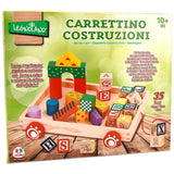 globo globo legnoland carretto trainabile con 12 cubi ean 8014966377719