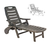 grand soleil lettino prendisole premiere pieghevole in resina antracite ean 8005465010269