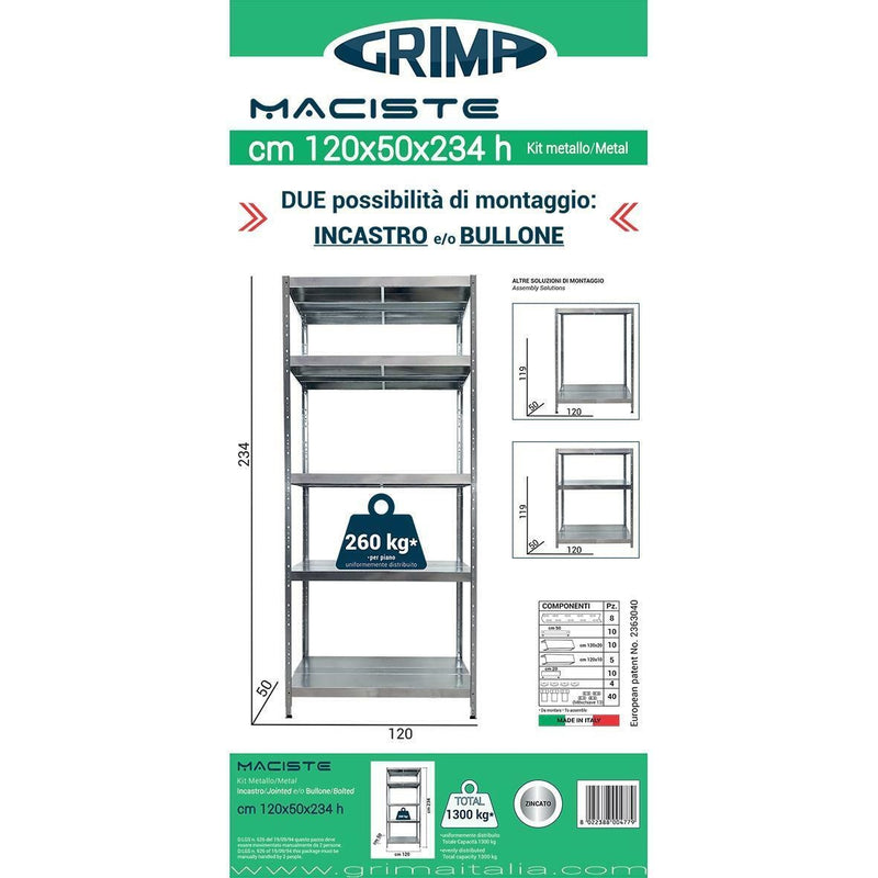 immagine-2-grima-kit-scaffale-5-piani-1300kg-grima-ean-8022388004779