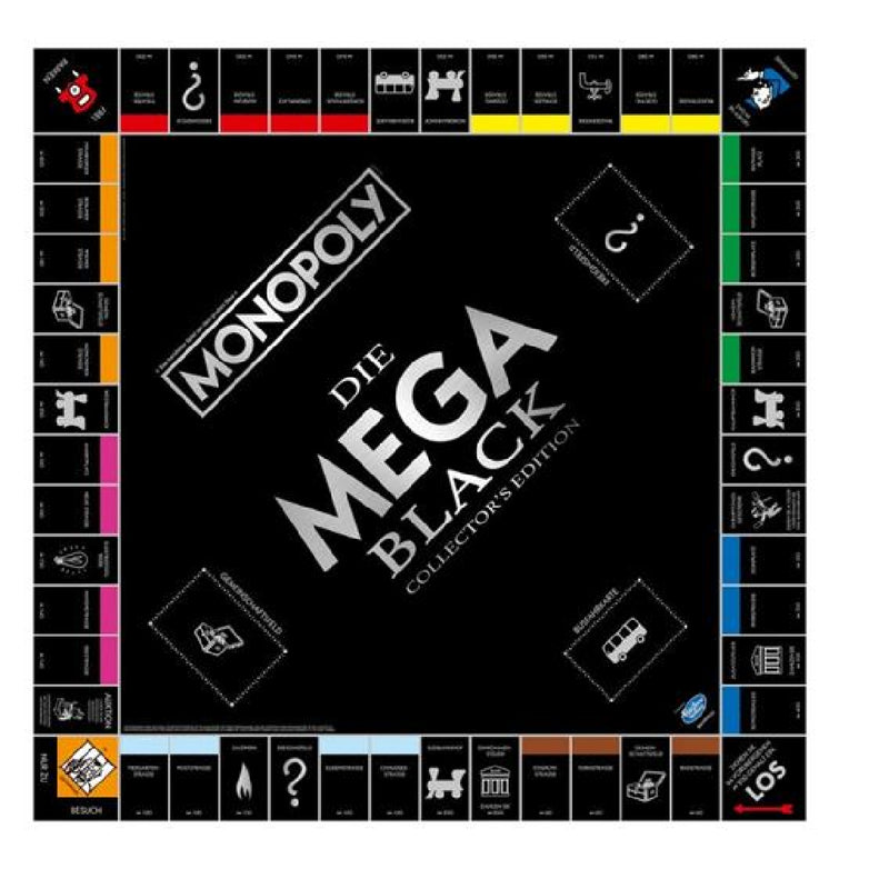 hasbro monopoly edizione mega monopoly black edition ean 5036905053570