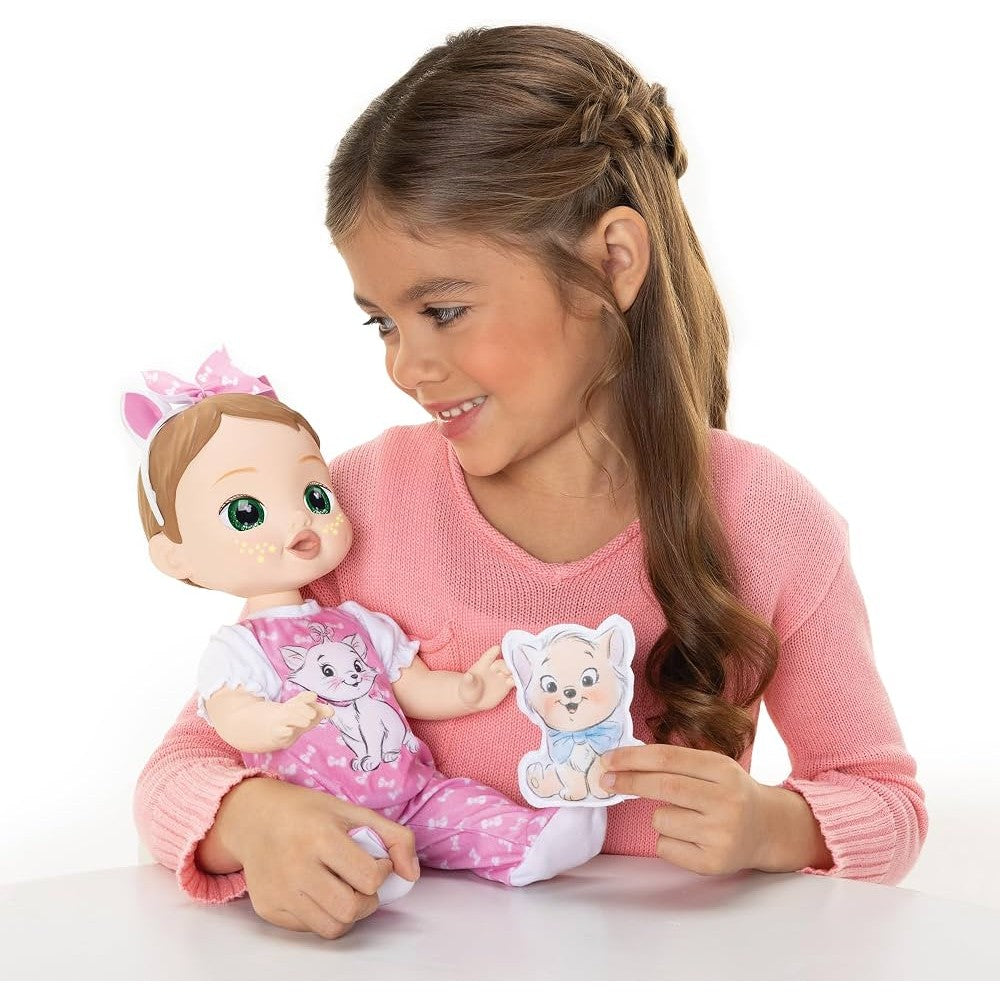jakks bambola marie deluxe capelli castani disney ean 0192995275409