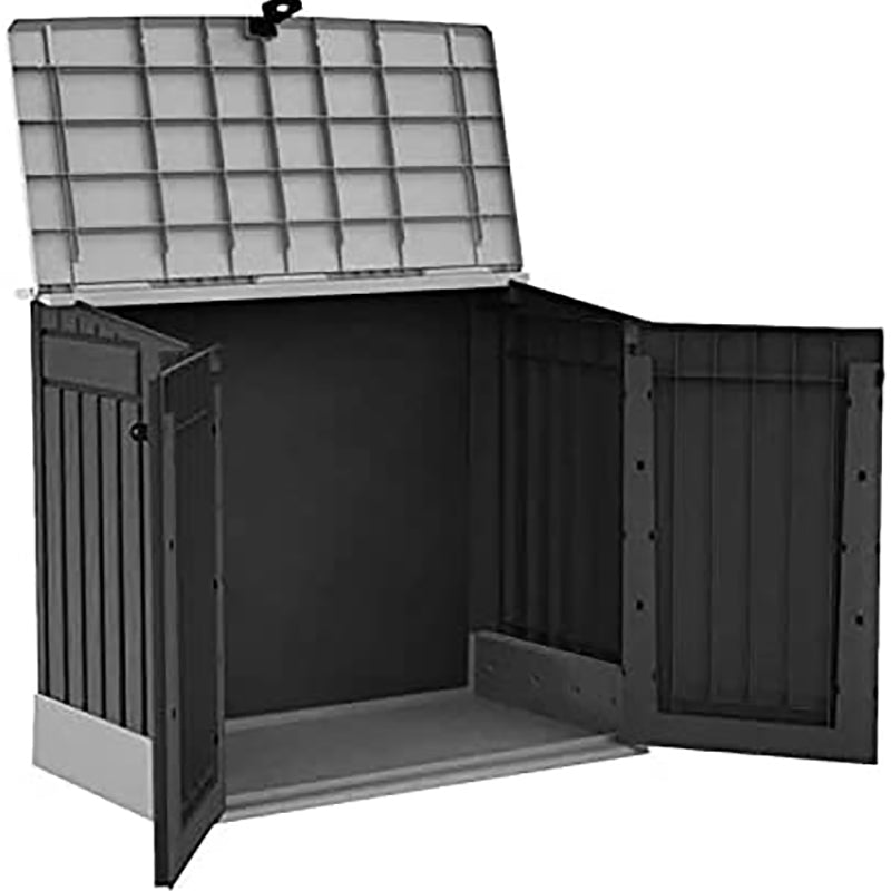 keter armadio portattrezzi out midi nero 132x71x113cm ean 7290112634405
