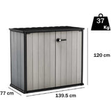 keter armadio portattrezzi patio duotech 139x77x120 ean 7290106934146