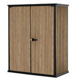 keter armadio portattrezzi signature doghe 140x73x170 ean 7290112638694