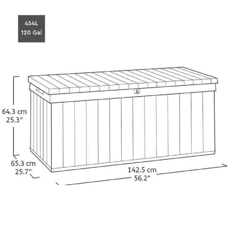 keter baule darwin evotech verde 143x65x64 cm ean 7290112639578