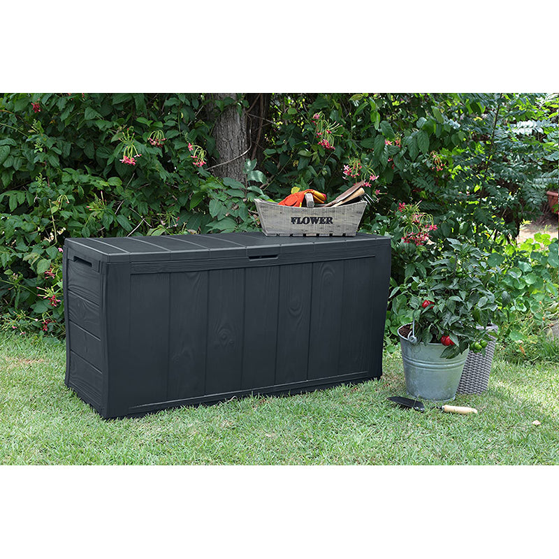 keter baule in resina effetto legno sherwood grafite ean 7290106923867