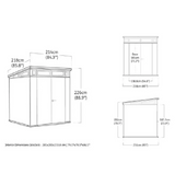 keter casetta signature pent noce 214x218x226 cm ean 7290112638984