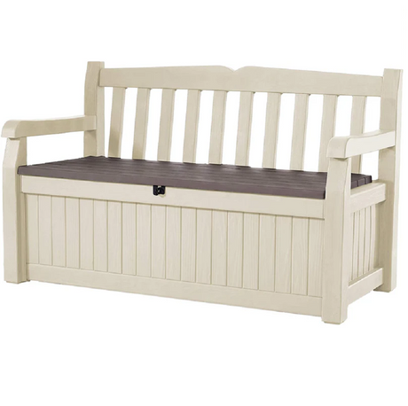 keter panchina cassapanca eden beige 140x60x84 cm ean 7290103653422