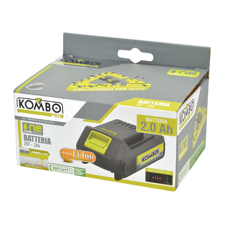 kombo batteria litio 20 volt 2 ah kop21 ean 8054134472587