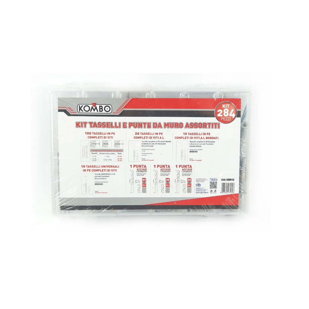 kombo kit tasselli mix 3 punte 248 pz ean 8053340475696