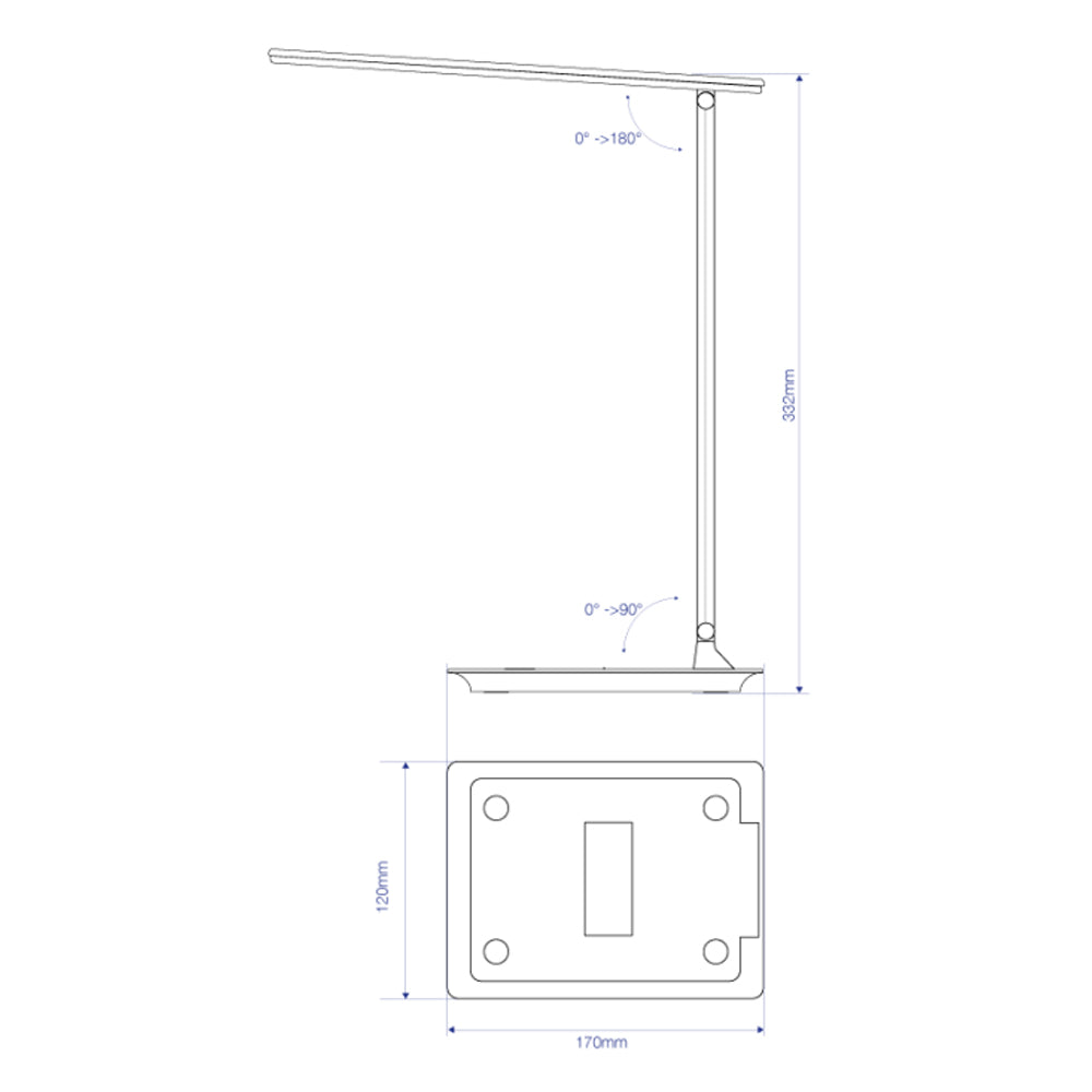 la filometallica lampada studio nera 3 colori ean 8000906211755