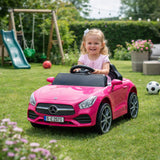 lamas toys mercedes cls small 12volt rosa ean 0735720237947