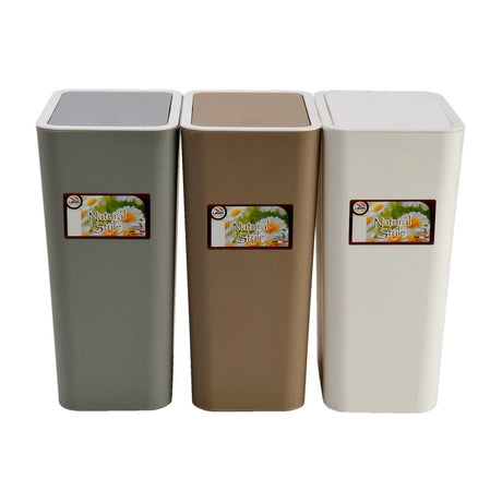 lega pattumiera 10lt con pulsante 3 colori assortiti ean 8004459017024