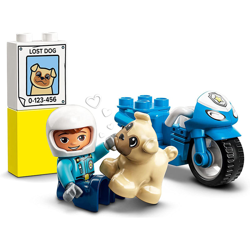 immagine-2-lego-lego-duplo-10967-motocicletta-polizia-ean-5702017153636