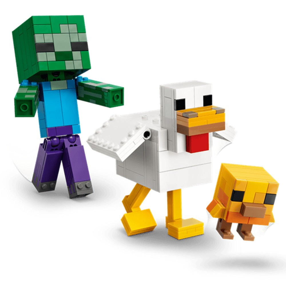 lego lego minecraft 21582 fantino di polli ean 5702018262146