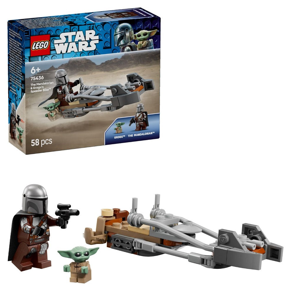 lego lego star wars 75436 speeder bike del mandaloriano e grogu ean 5702018062951