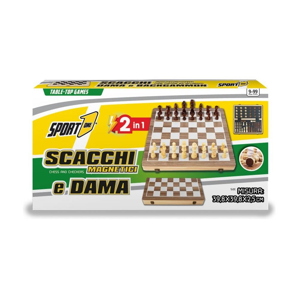 mandelli scacchiera 2 in 1 magnetica 39x39 ean 8005586823809
