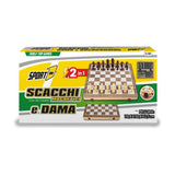 mandelli scacchiera 2 in 1 magnetica 39x39 ean 8005586823809