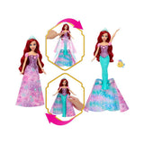 mattel disney princess ariel trasformazione 2 in 1 ean 0194735365777