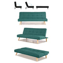 mirada divano letto flore verde stile futon giapponese ean 8051944710779