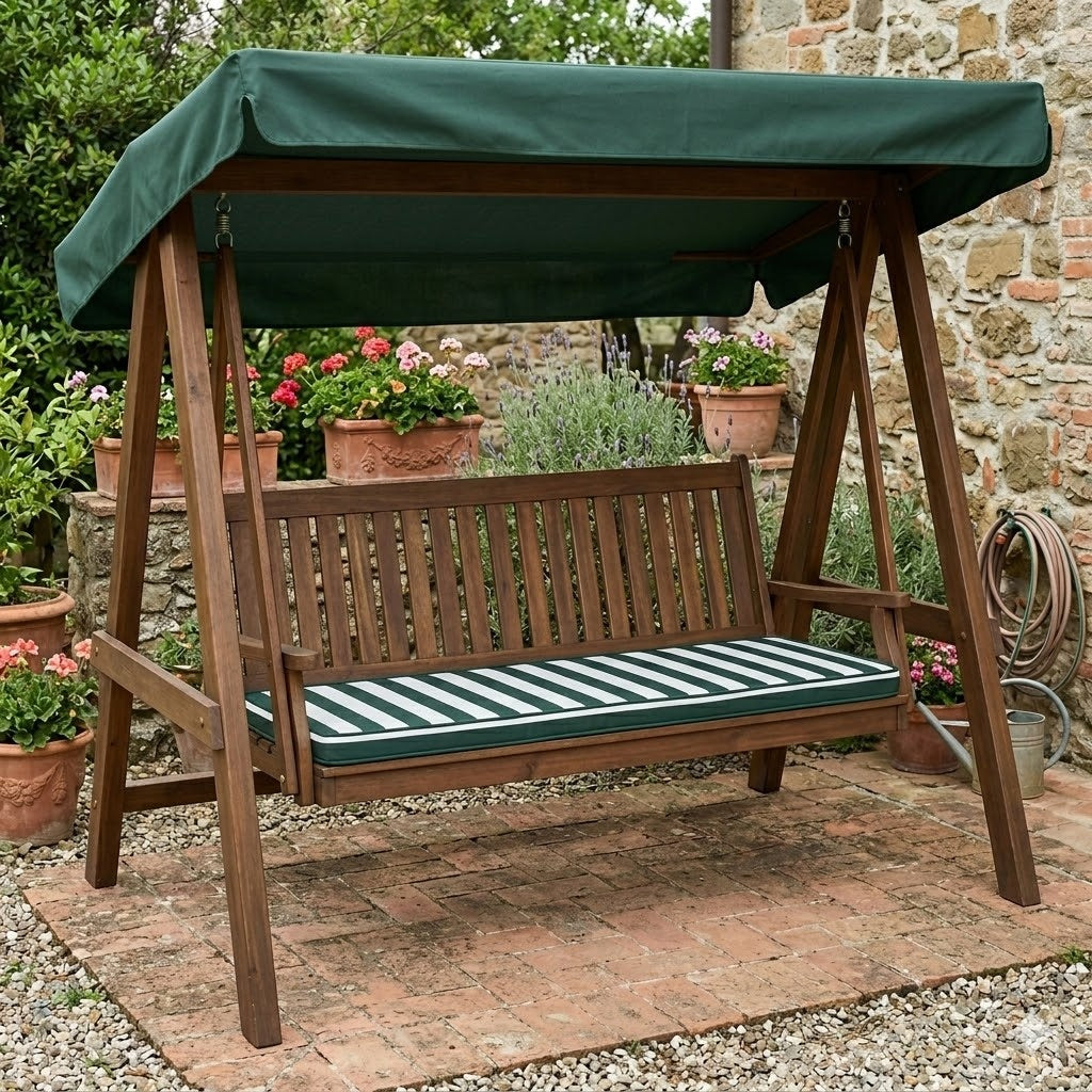 mirada home cuscino dondolo anubi 150x50xh 5cm biancoverde ean 8051944712421