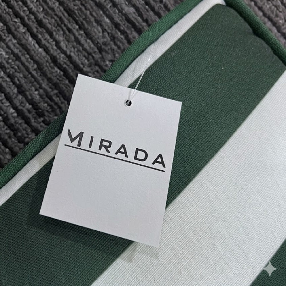 mirada home cuscino dondolo horus 135x50xh 5cm biancoverde ean 8051944712384