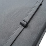 mirada home cuscino james con prolunga 155x44xh 4 cm grigio ean 8051944712094