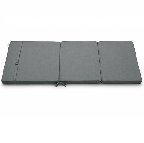 mirada home cuscino lettino freddy 188x58xh 5cm grigio scuro ean 8051944712179
