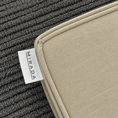 mirada home cuscino panca triadi 110x45xh 4 cm tortora ean 8051944712445