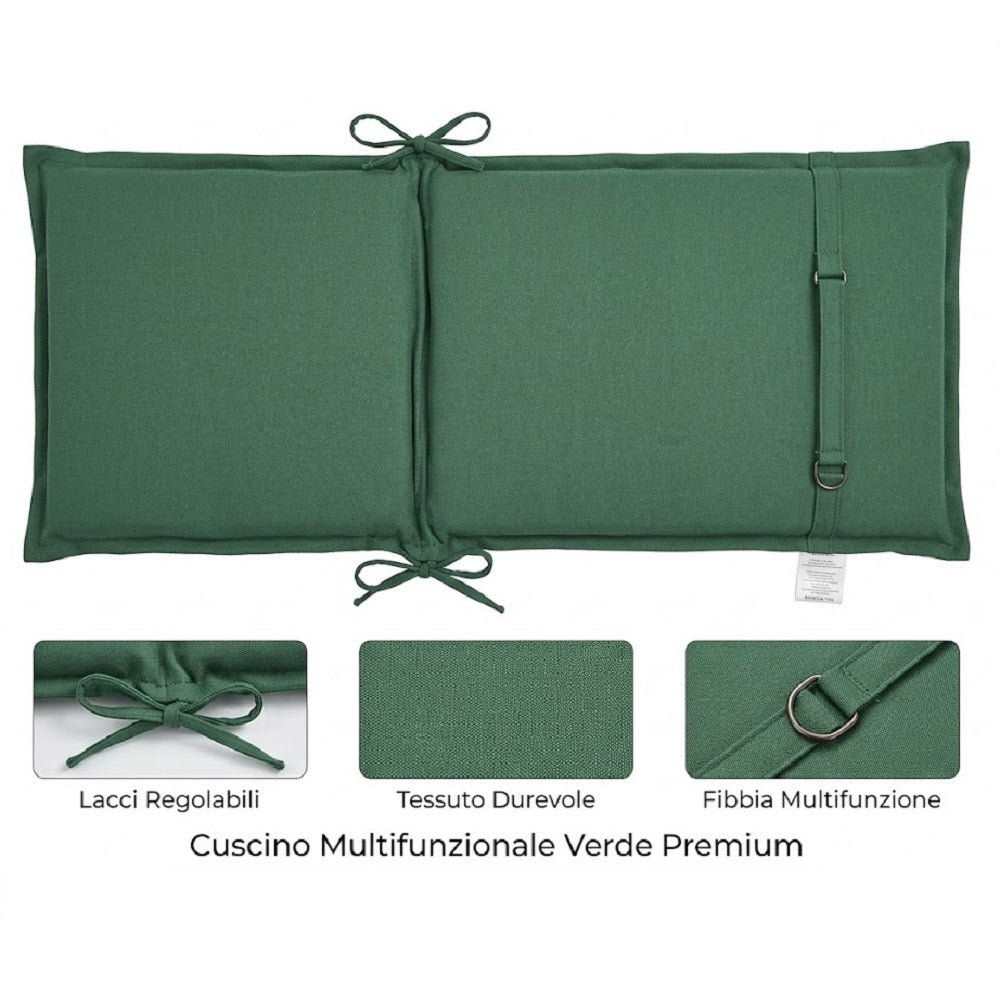 mirada home cuscino phillip 96x40xh 4 cm biancoverde ean 8051944712148