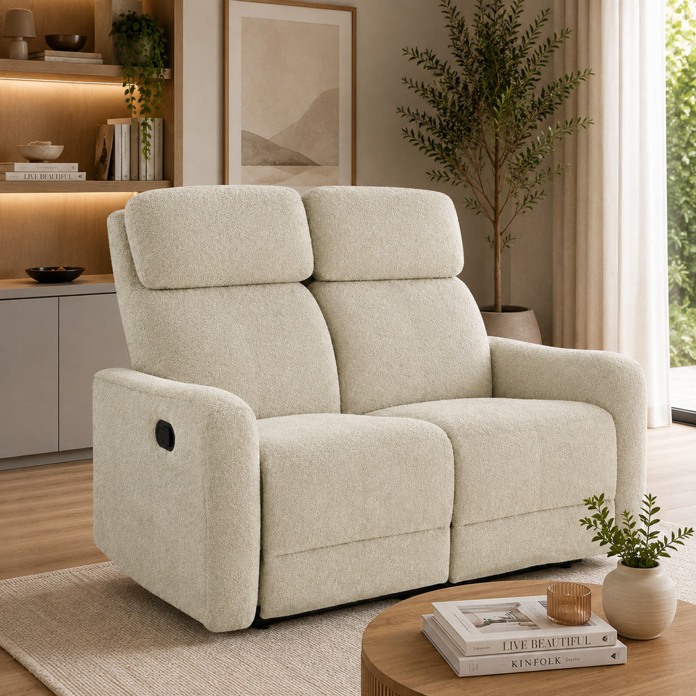 mirada home divano recliner gioia 2 posti beige ean 8051944715569